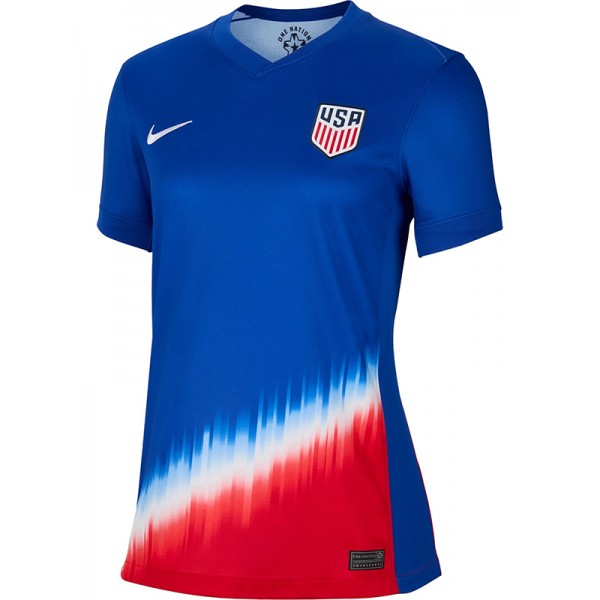 USA maillot de football extérieur pour femme kit de football pour femme deuxième tenue de sport uniforme de football haut chemise de sport 2024-2025